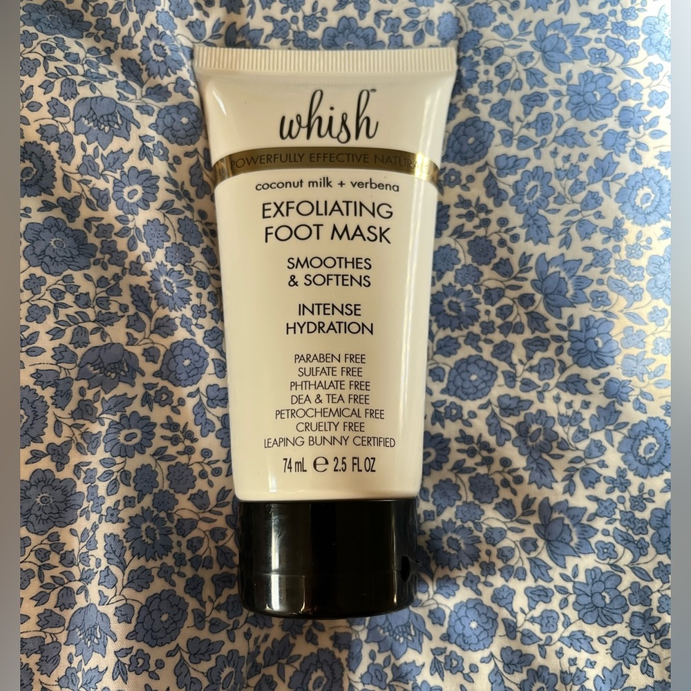 Whish exfoliating foot mask, NWT
